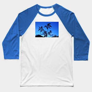 Tropical Sundown Baseball T-Shirt